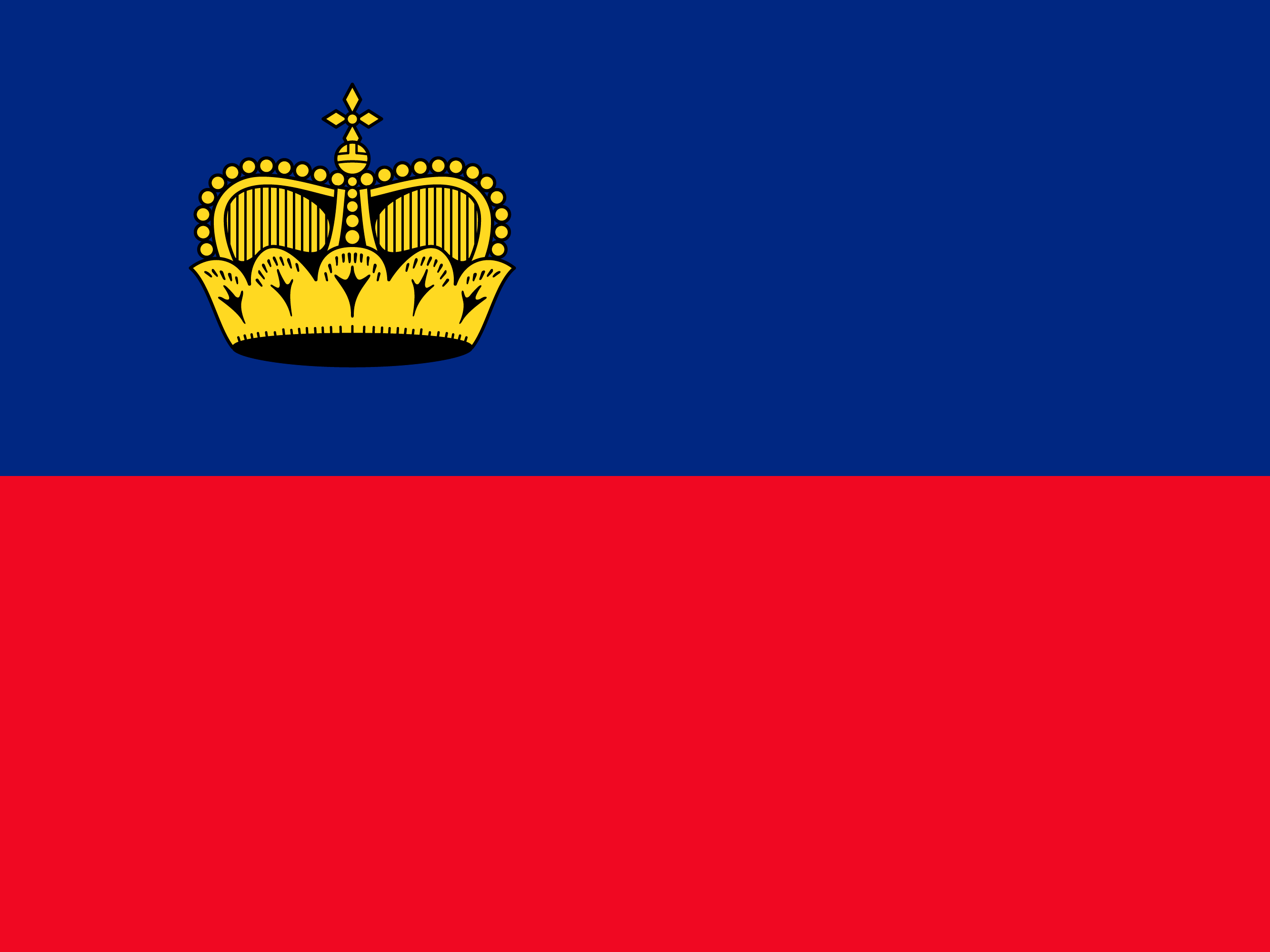 リヒテンシュタインの国旗