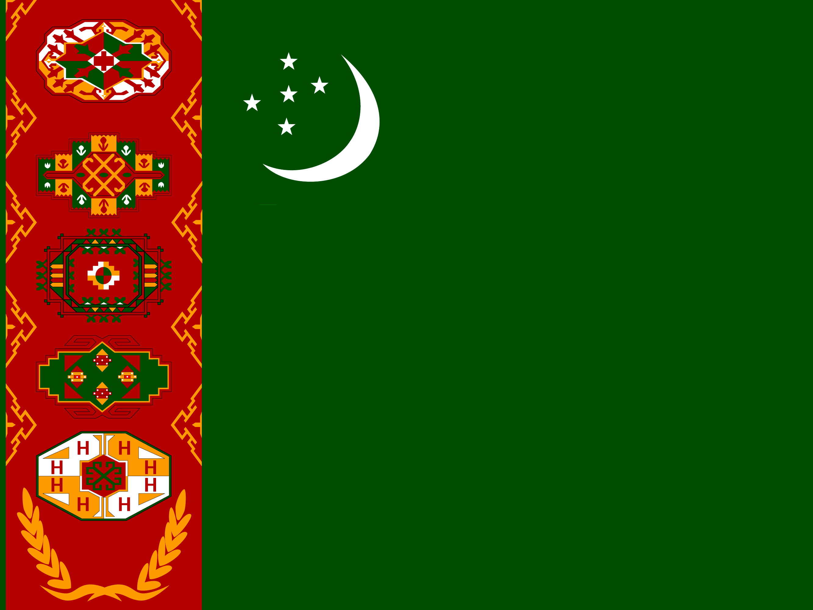 トルクメニスタンの国旗