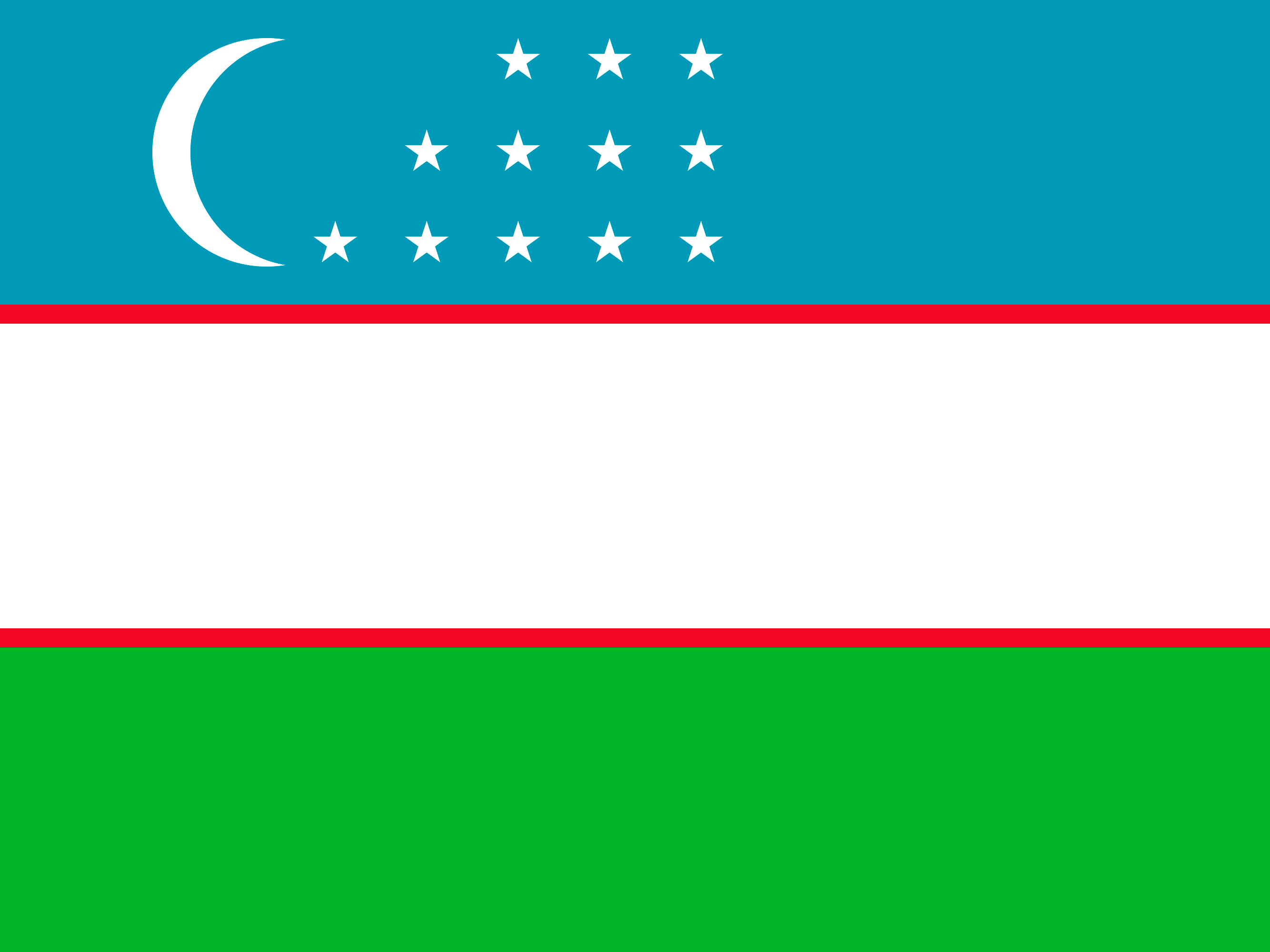 ウズベキスタンの国旗