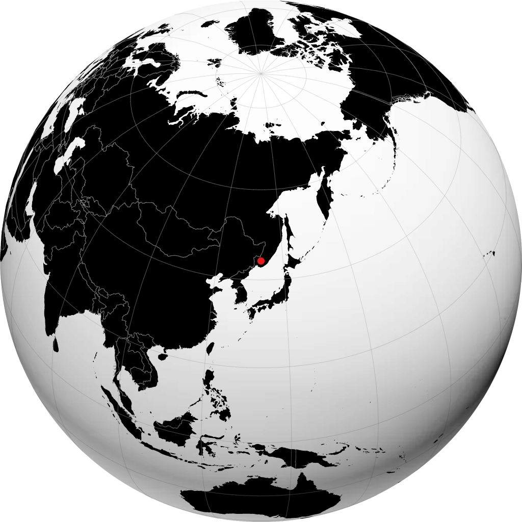 地球儀上のアルセニエフ