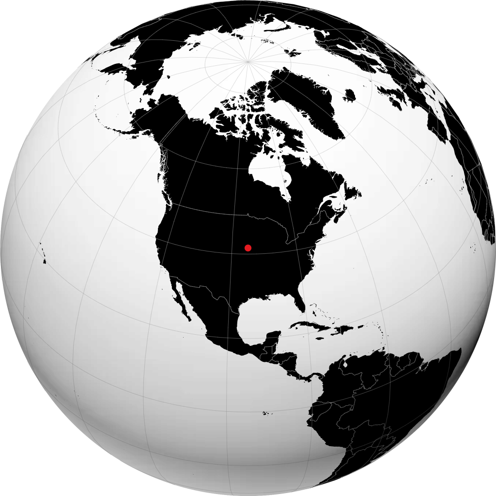 地球儀上のアトランティック