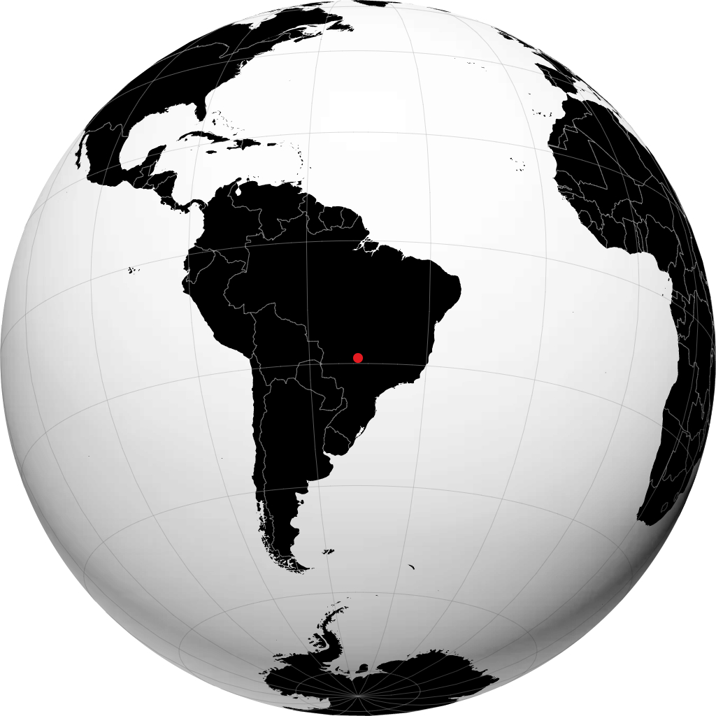 地球儀上のカシランディア