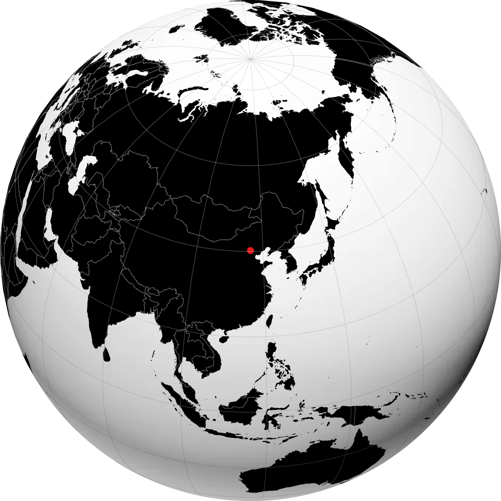 地球儀上の昌平区