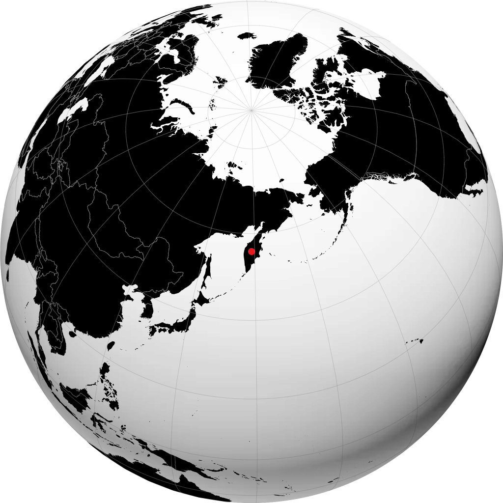 地球儀上のエッソ