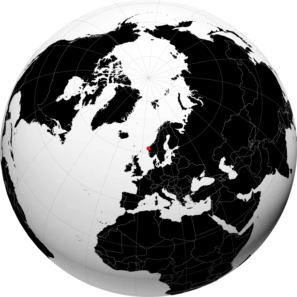 地球儀上のフローロ