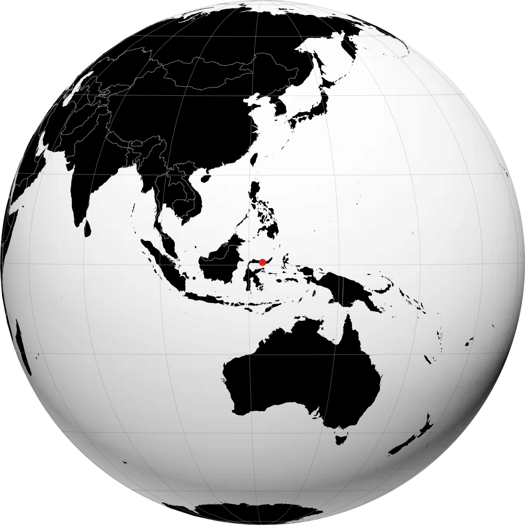 地球儀上のゴロンタロ