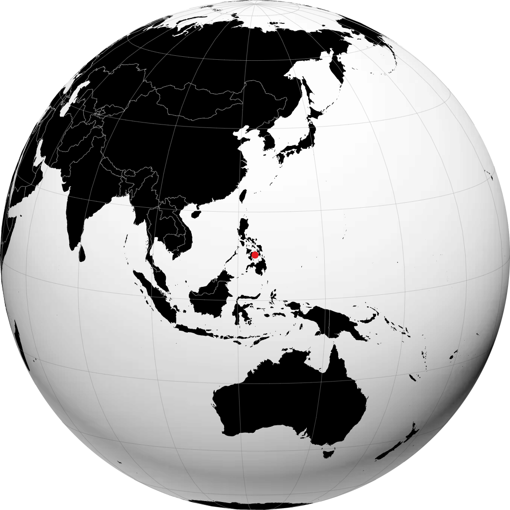 地球儀上のラプ=ラプ市