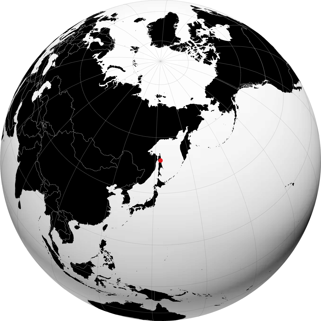 地球儀上のノグリキ