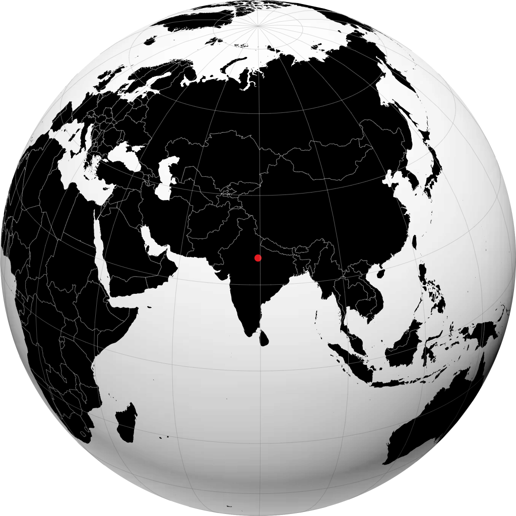 地球儀上のオライ