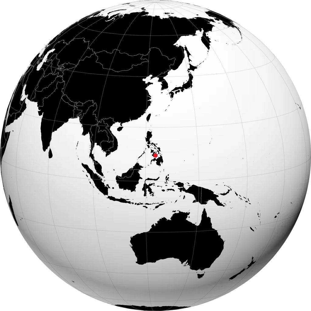 地球儀上のパングラオ