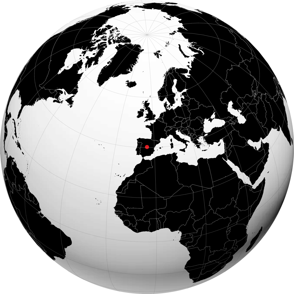 地球儀上のパルラ