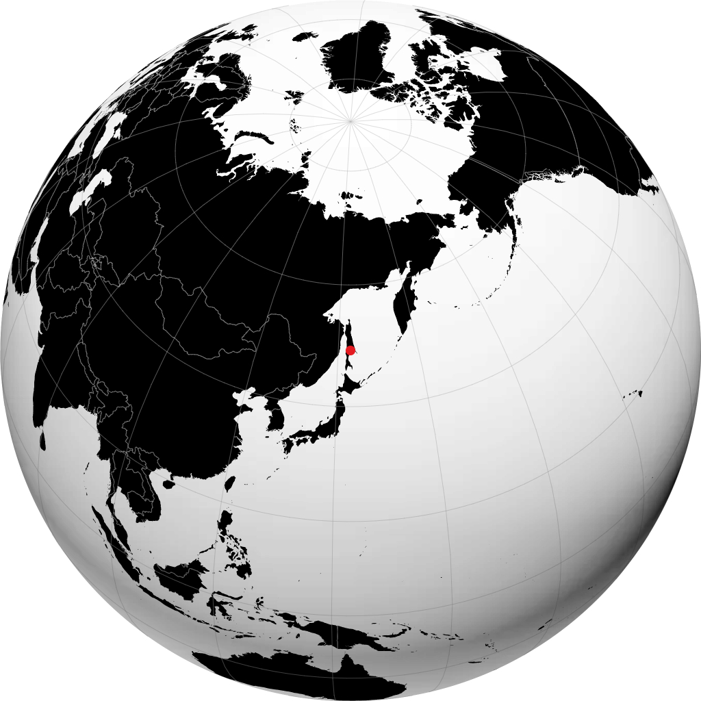 地球儀上のポロナイスク