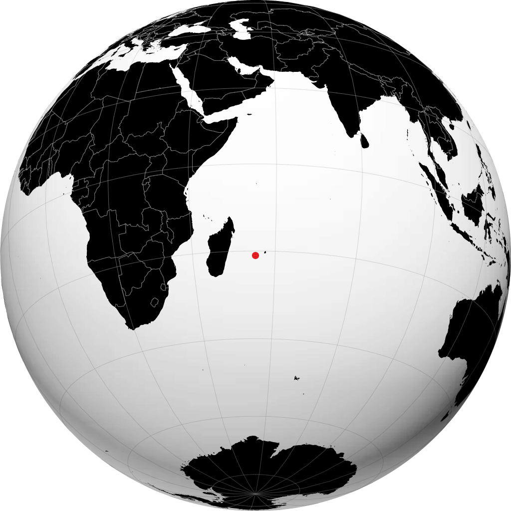 地球儀上のサン=ポール
