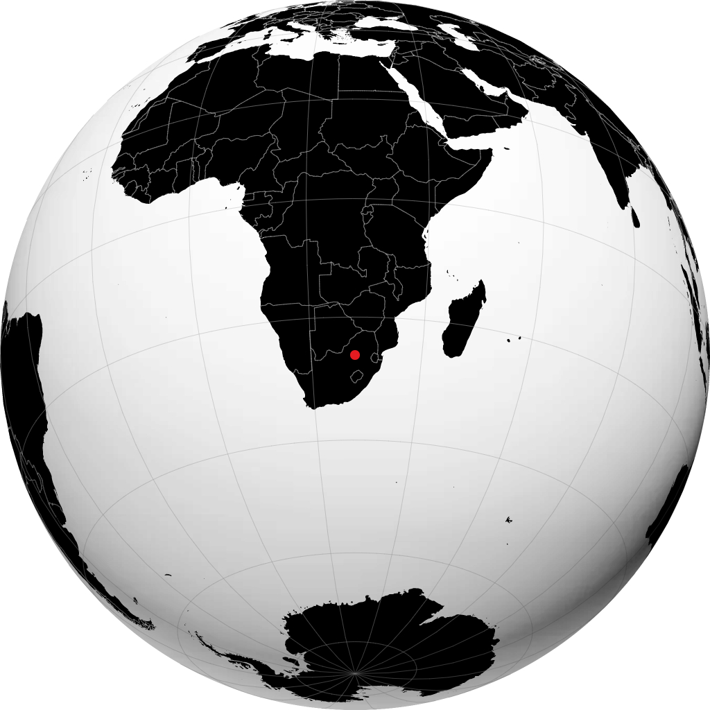 地球儀上のルーデポート
