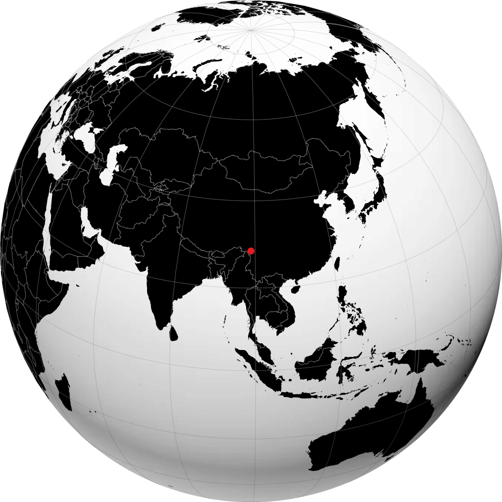 地球儀上の昇平