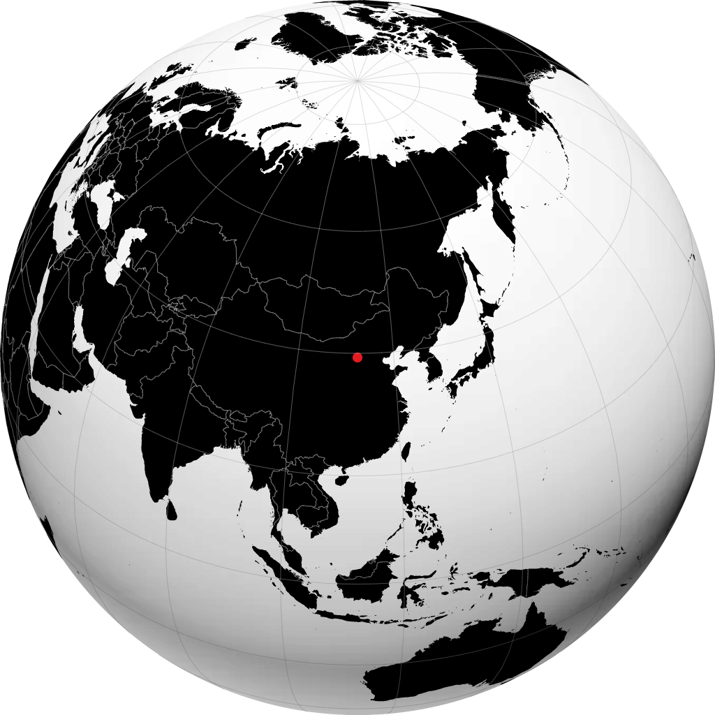 地球儀上の朔州