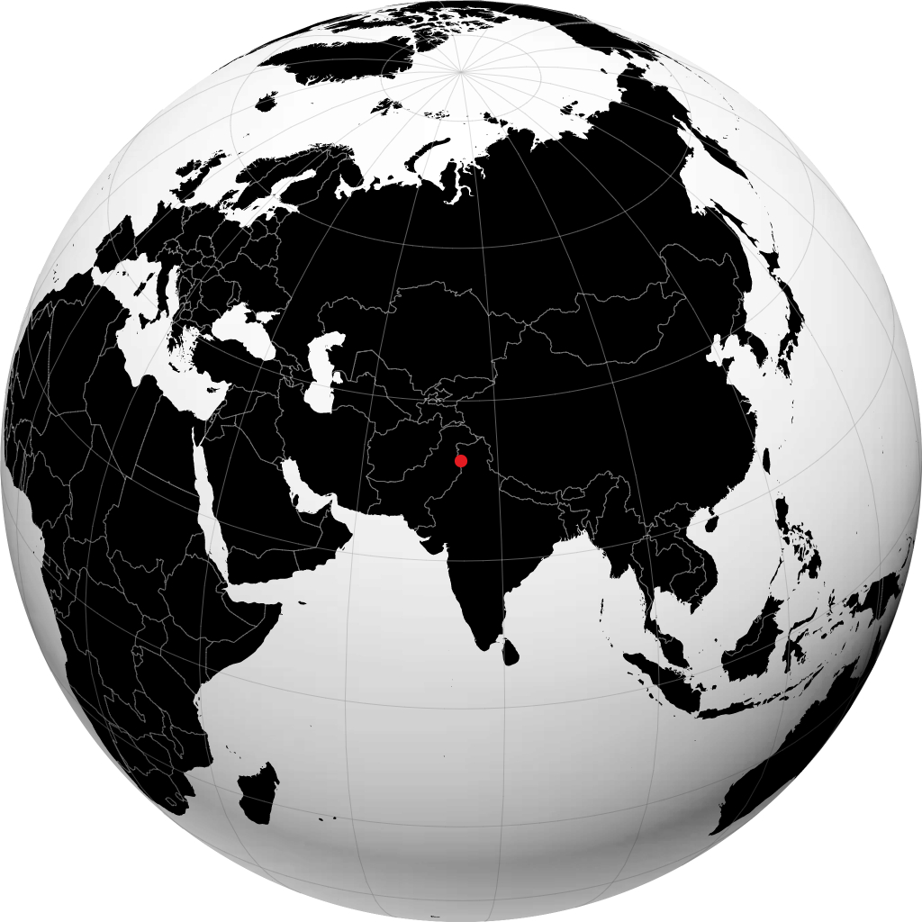 地球儀上のシアールコート