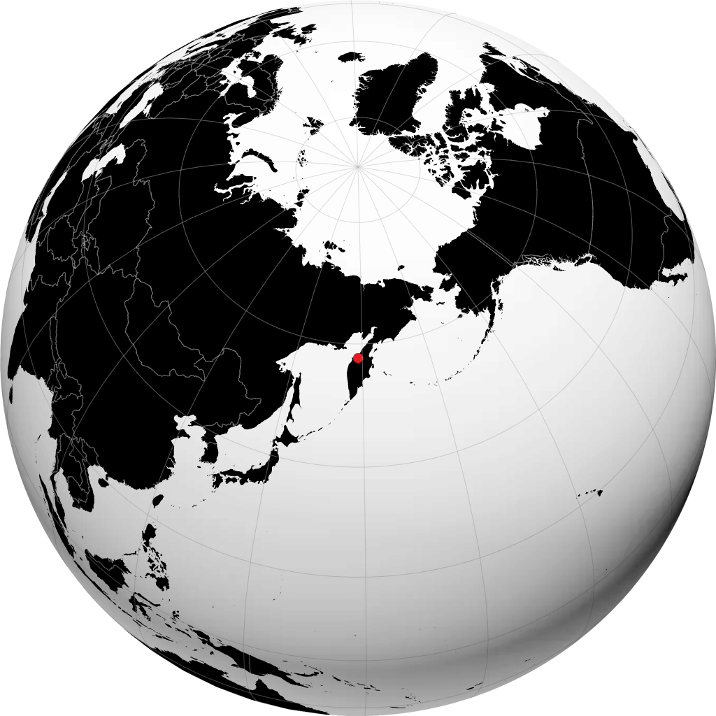 地球儀上のティギリ