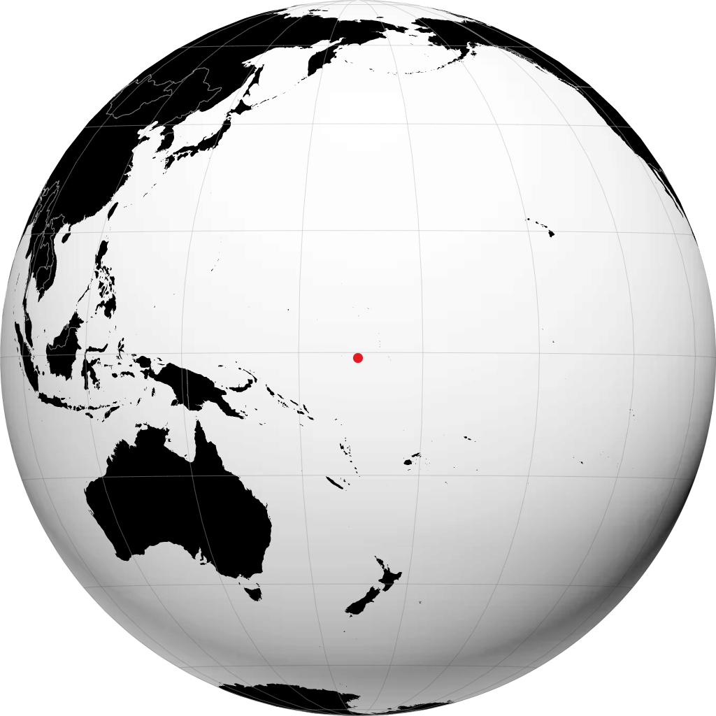 地球儀上のウムワ村