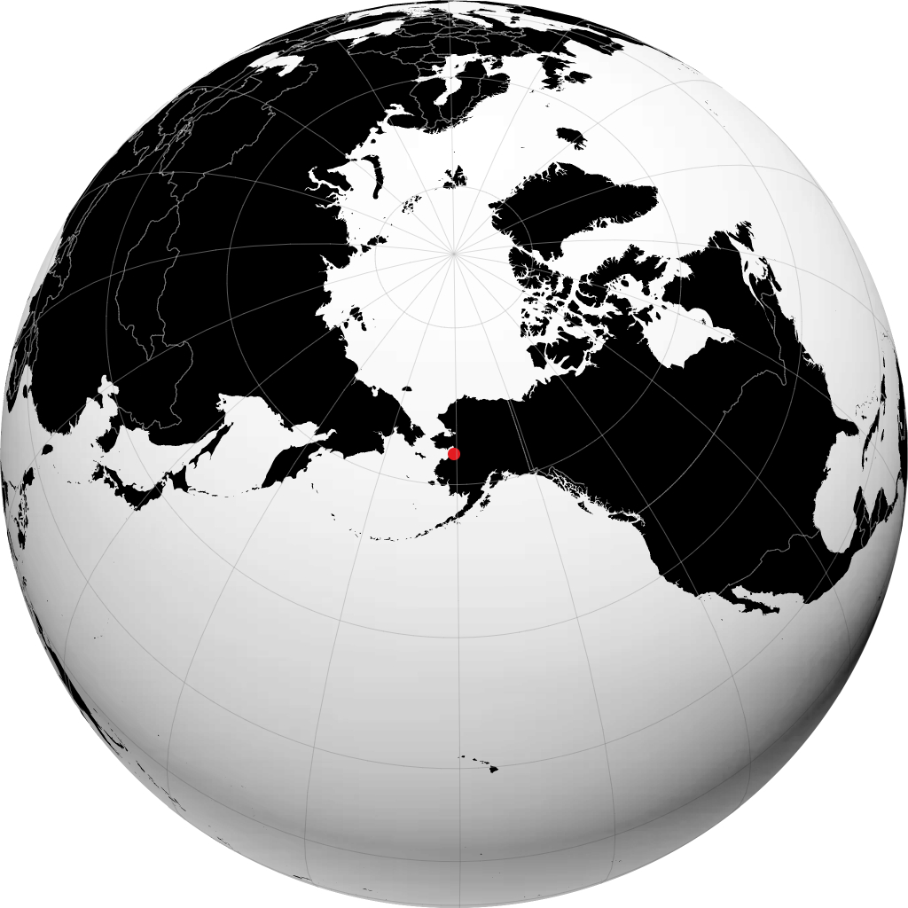 地球儀上のウナラクリー