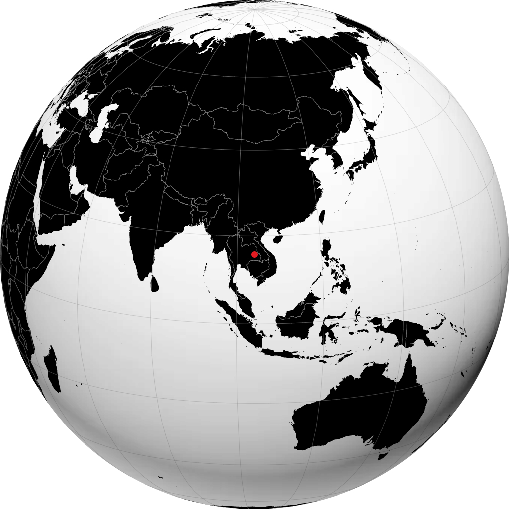 地球儀上のヤソトーン