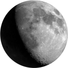 十三夜月, 照度 78.5%