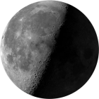 十六夜月, 照度 59.6%