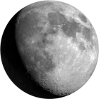 十三夜月, 照度 86.6%